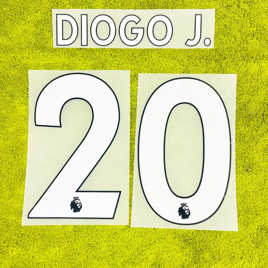 [BUNJANG] Liverpool FC Diogo Jota 20-23 League Season EPL Name Set / 20-23 리버풀 디오구 조타 리그 유니폼 마킹 EPL 네임셋 축구