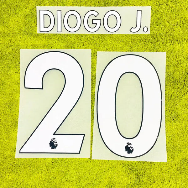 [BUNJANG] Liverpool FC Diogo Jota 20-23 League Season EPL Name Set / 20-23 리버풀 디오구 조타 리그 유니폼 마킹 EPL 네임셋 축구