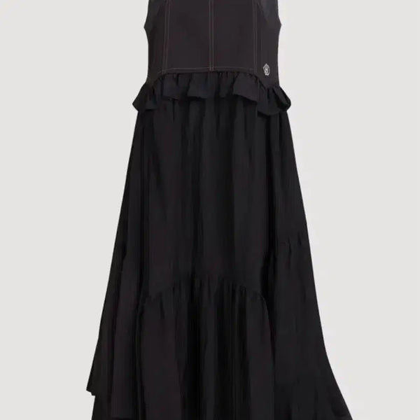 [BUNJANG] Lucky Chouette Sleeveless Mix Slip Dress / 럭키슈에뜨 슬리브리스 원피스 24년 정가50