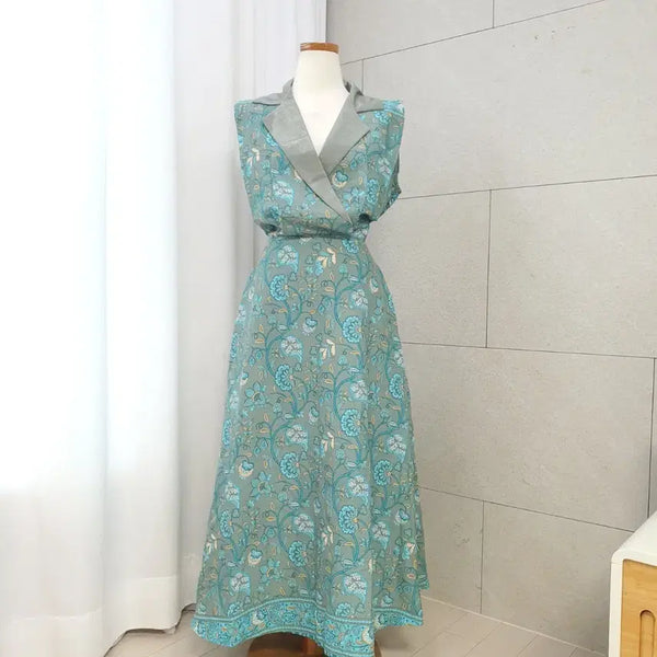 [BUNJANG] Isobi Paisley Maxi Dress / 새상품)이국적인 맥시 원피스 55~66
