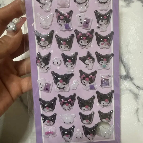 [BUNJANG] Kuromi Sticker Pack / 쿠로미 스티커