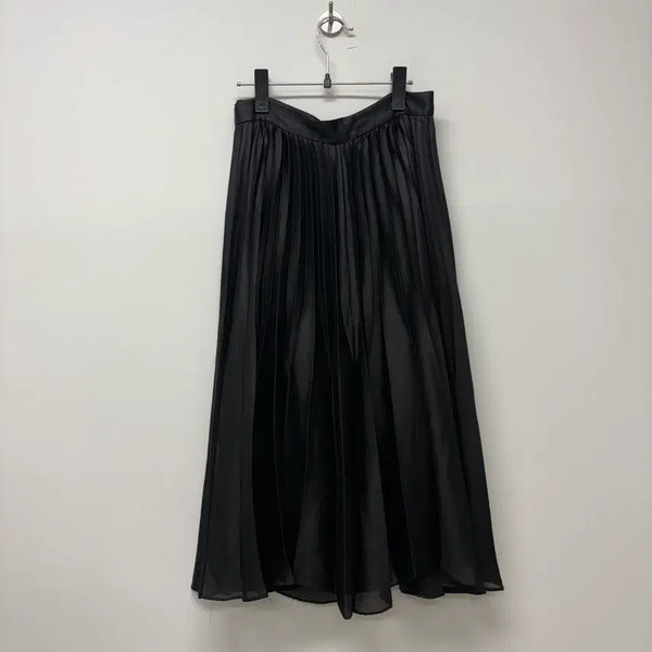 [BUNJANG] Jucy Judy Black Pleated Long Skirt / 쥬시쥬디 블랙 플리츠 롱 스커트