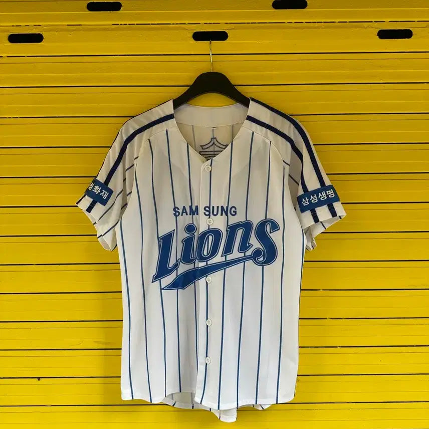 [BUNJANG] Samsung Lions Lee Seung-yuop #36 Home Baseball Jersey Size 100 / 삼성 라이온즈 왕조시절 이승엽 36번 마킹 홈 유니폼 100size