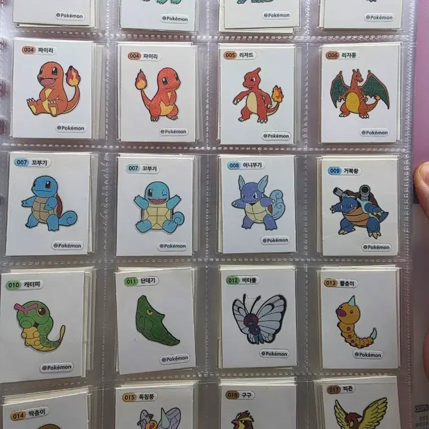 [BUNJANG] Pokemon Bread Stickers Gen 1 - 153 Types / 포켓몬 띠부씰 1세대 세자리 153종