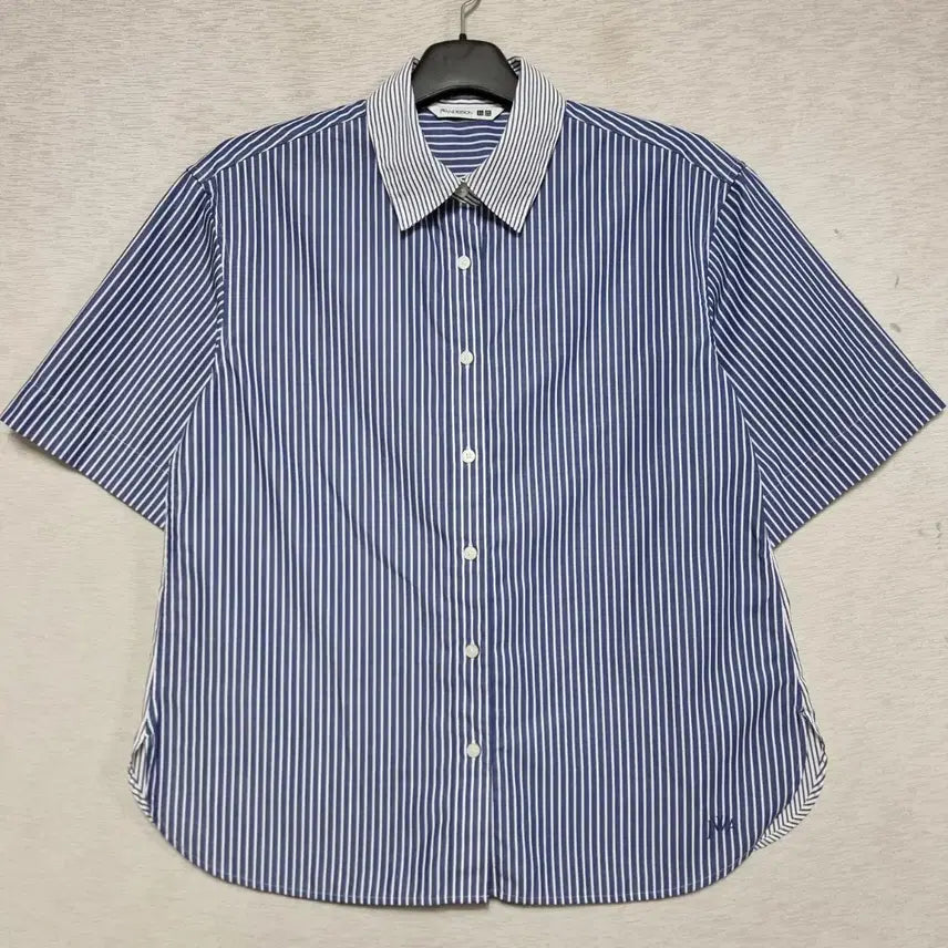 [BUNJANG] Uniqlo JW Anderson Striped Summer Shirt Women's L / 유니클로 JW앤더슨 여름 남방 여자66사이즈ㅡ0416ㅇㅇ