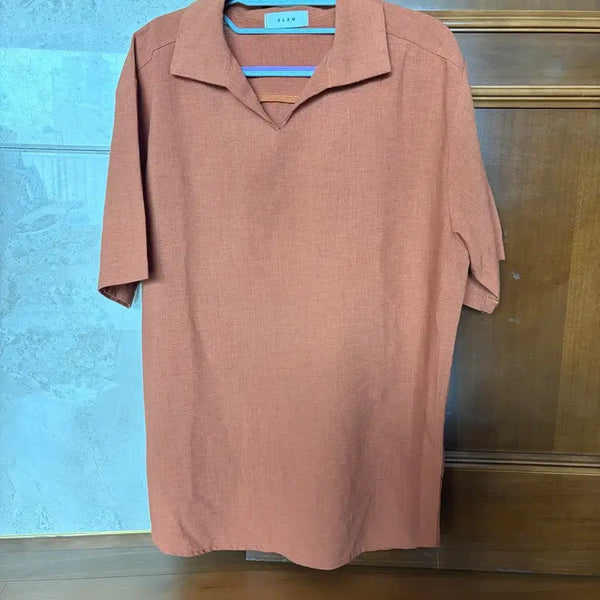 [BUNJANG] Slam Collar Short-Sleeve Knit / 슬램 카라 반팔 니트