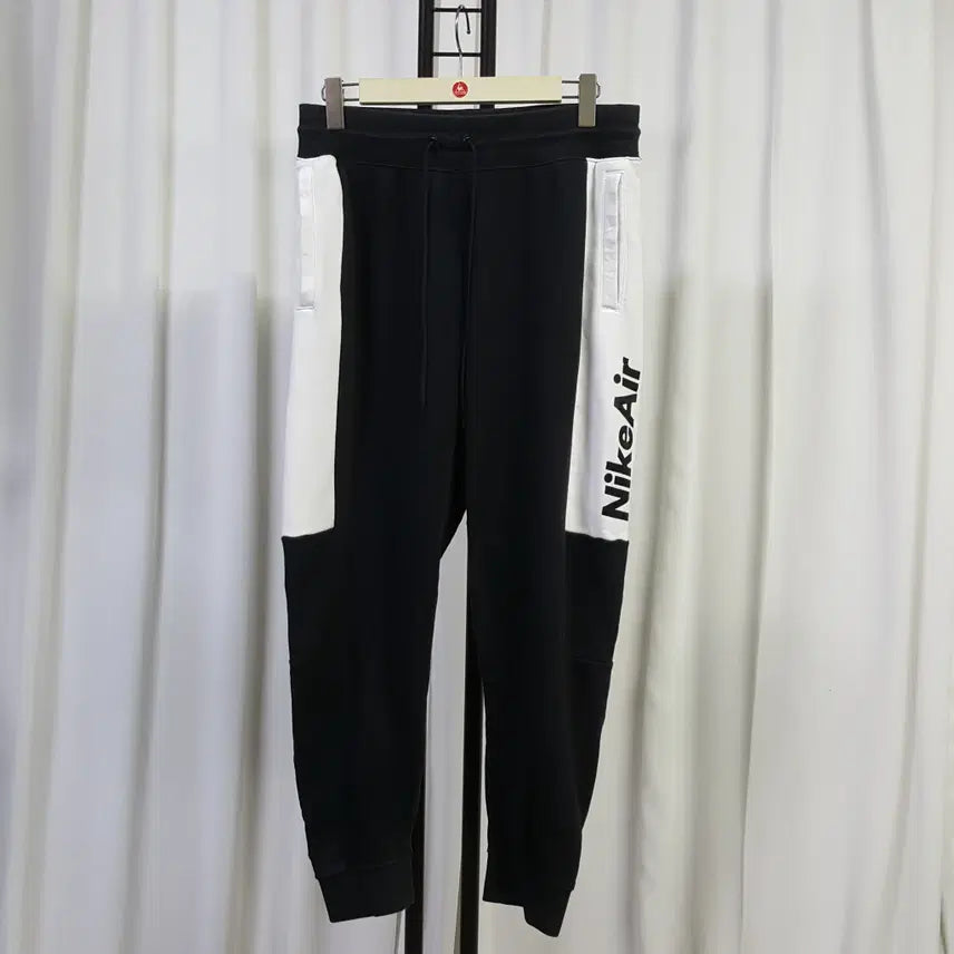 [BUNJANG] Nike Air Swoosh Logo Fleece Pants - Men's (Size 35) / 나이키 에어 스우시 로고 플리스 팬츠 남성 안감기모 바지 35 오일장