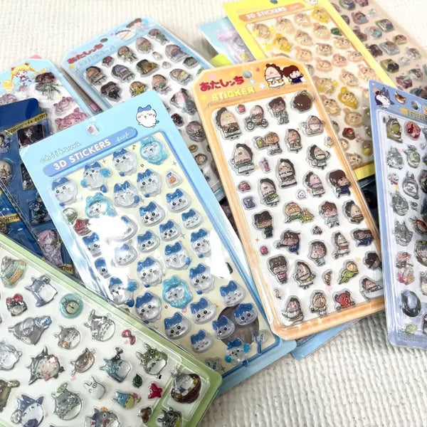 [BUNJANG] BongBong Sticker Collection (24 Types) / 새상품) 아따맘마 포뇨 짱구 코난 등 봉봉스티커 24종 정리