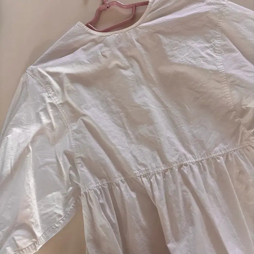 [BUNJANG] COS Adjustable Tunic Style Top White Size 34 / 코스 어드저스터블 튜닉 스타일 탑 화이트 34