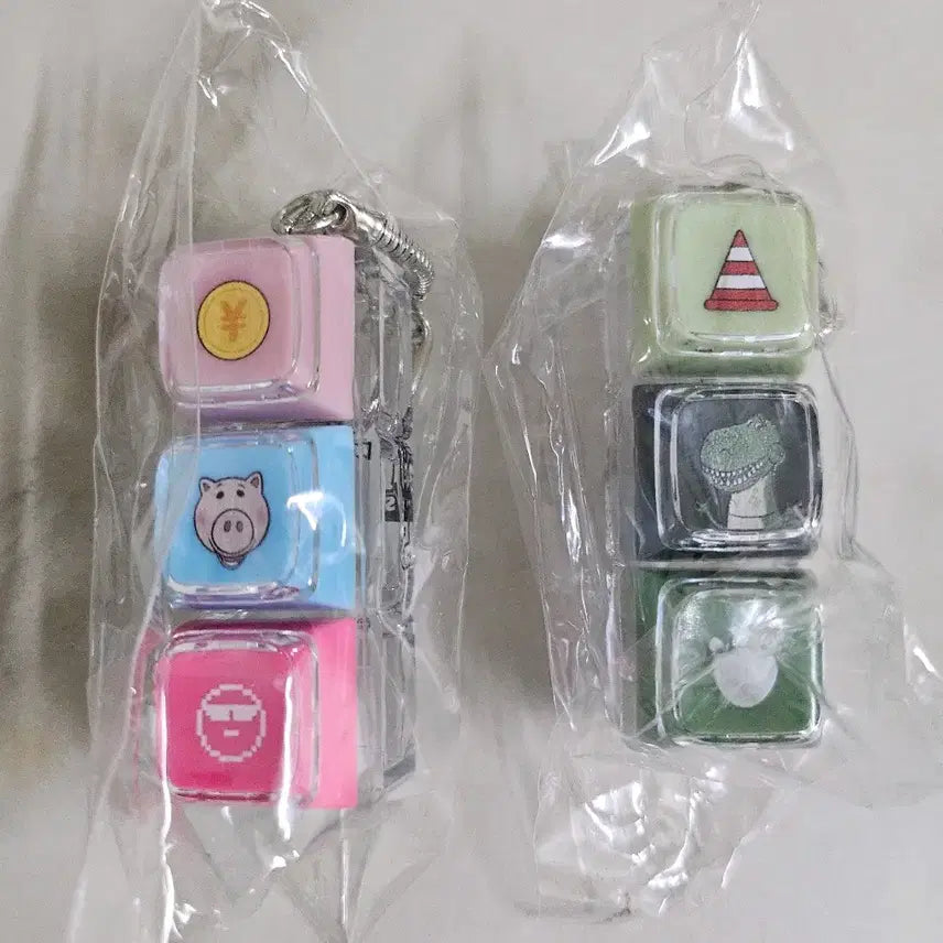 [BUNJANG] Toy Story 5 Ham & Rex Keycap Keychain (New) / (새상품/개단가) 토이스토리5 햄, 렉스 키캡  키링