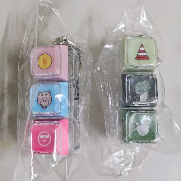 [BUNJANG] Toy Story 5 Ham & Rex Keycap Keychain (New) / (새상품/개단가) 토이스토리5 햄, 렉스 키캡  키링