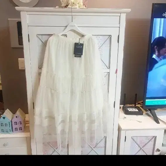 [BUNJANG] Egoist Long Skirt Chiffon Skirt / 에고이스트 롱스커트 샤스커트/55-66 새상품