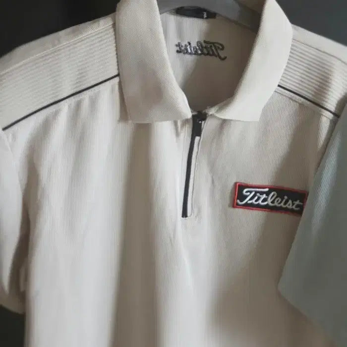 [BUNJANG] Titleist Golfwear Beige Short Sleeve T-Shirt Size 100 / 타이틀리스트 골프웨어 반팔 베이지 100
