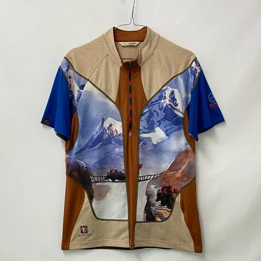 [BUNJANG] Blackyak Performance Hiking T-Shirt Size 100 / 77.블랙야크 기능성 등산티셔츠100