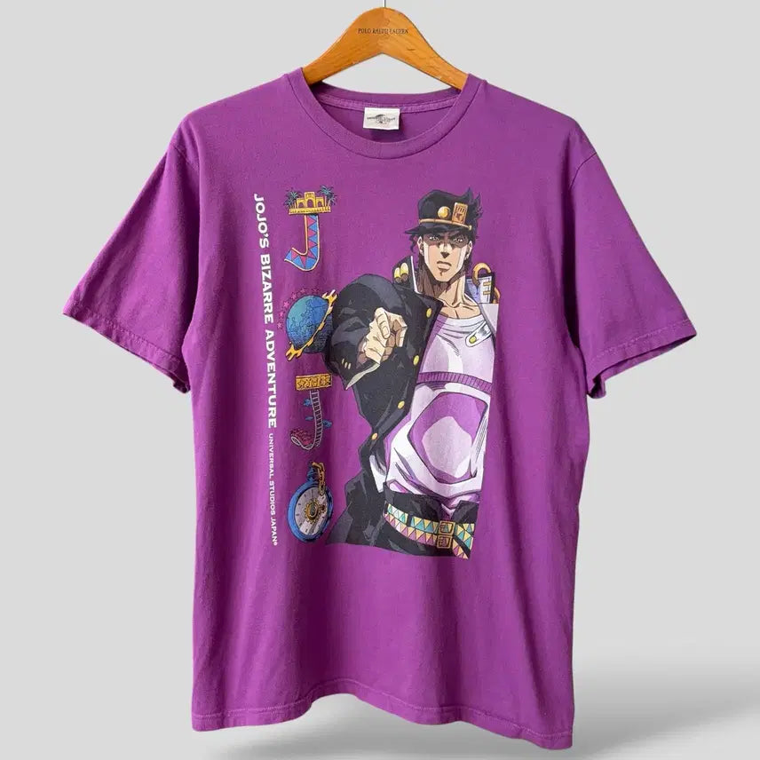 [BUNJANG] Universal Studios JoJo's Bizarre Adventure Short-Sleeve T-Shirt (L) / (L)유니버설 스튜디오 죠죠의 기묘한 모험 반팔티셔츠