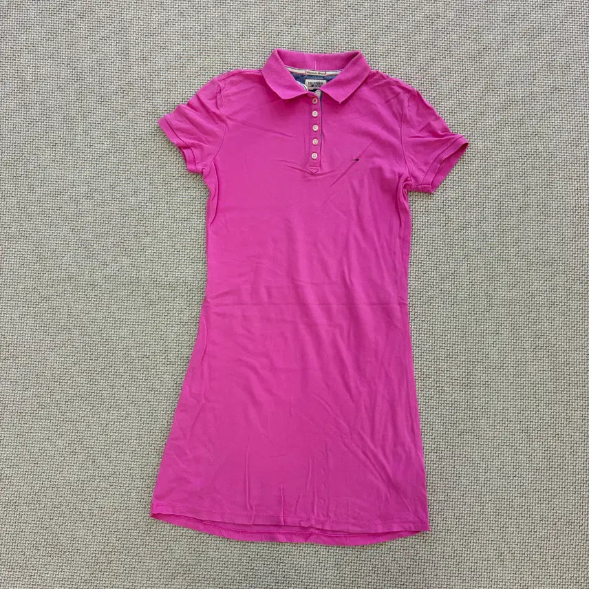 [BUNJANG] Tommy Hilfiger Women's Short Sleeve Polo Dress / S 타미힐피거 여성 반팔 카라 원피스 0716D1
