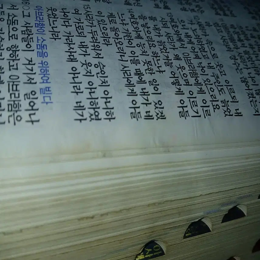 [BUNJANG] Large Print Korean Revised Version Bible with Hymns / 개역한글큰활자성경찬송가있음내부깨끗함