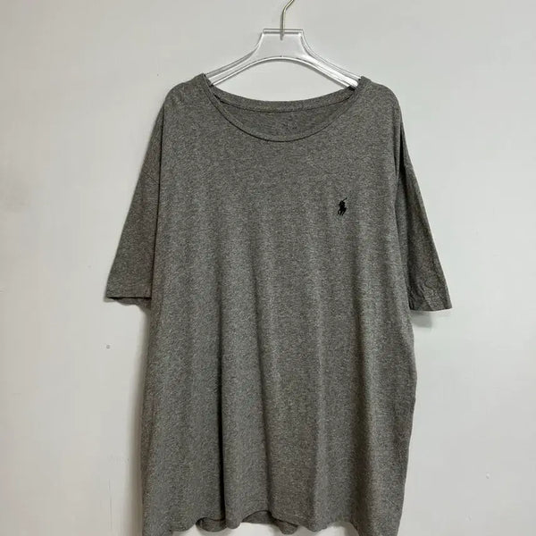 [BUNJANG] Polo Ralph Lauren Grey Short Sleeve Crewneck T-Shirt XL / 폴로 랄프로렌 그레이 반팔 라운드넥 티셔츠