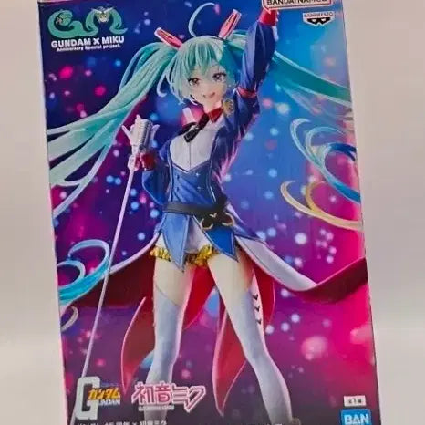 [BUNJANG] Bandai Namco Gundam 45th Anniversary x Hatsune Miku Figure (Sealed) / [미개봉]반다이남코 건담 45주년x하츠네 미쿠 피규어