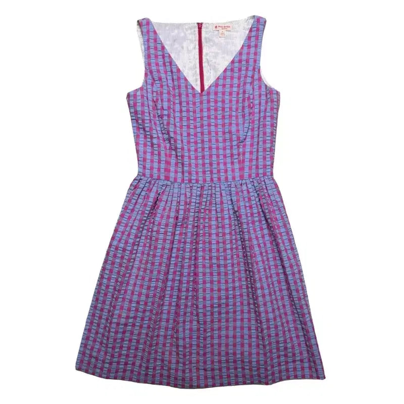 [BUNJANG] Brooks Brothers Checkered Mini Dress Pink / BROOKS BROTHERS 체크 원피스  핑크 4