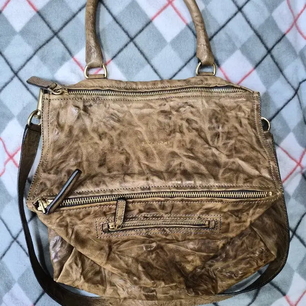 [BUNJANG] Givenchy Nightingale Bag Brown Leather / 지방시 나이팅게일백 브라운