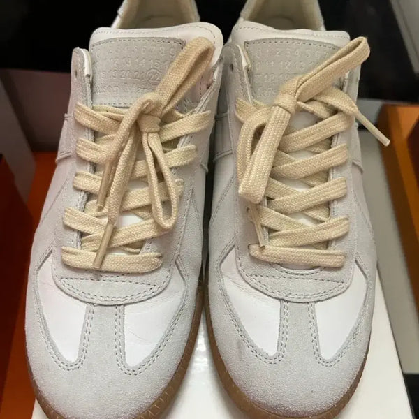 [BUNJANG] Maison Margiela Replica German Army Sneakers White / 메종 마르지엘라 레플리카 독일군 스니커즈 화이트