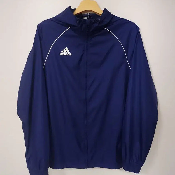 [BUNJANG] Adidas Navy Windbreaker Hoodie L / 아디다스 네이비 후드 바람막이  100  L 새제품