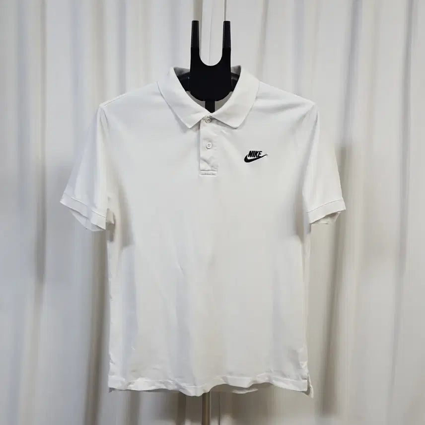 [BUNJANG] Nike Men's Pique Collar Short Sleeve T-Shirt White 100 / 21년 나이키 남성 피케 카라 반팔 티셔츠 화이트 100 오일장 0331