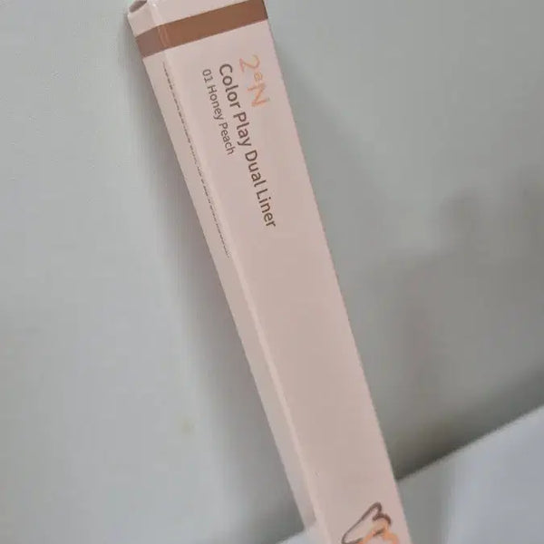 [BUNJANG] 2aN Color Play Dual Liner 01 Honey Peach / 투에이엔 컬러 플레이 듀얼라이너 01 허니 피치