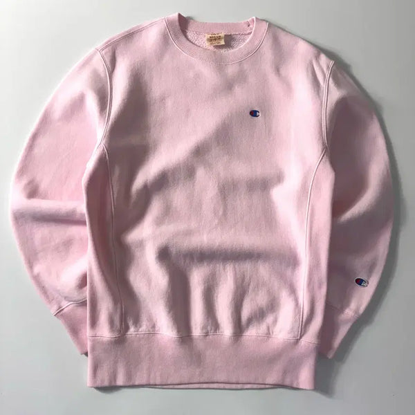 [BUNJANG] Champion Reverse Weave Cotton Pink Sweatshirt / Champion   챔피온 리버스위브 코튼 핑크 맨투맨