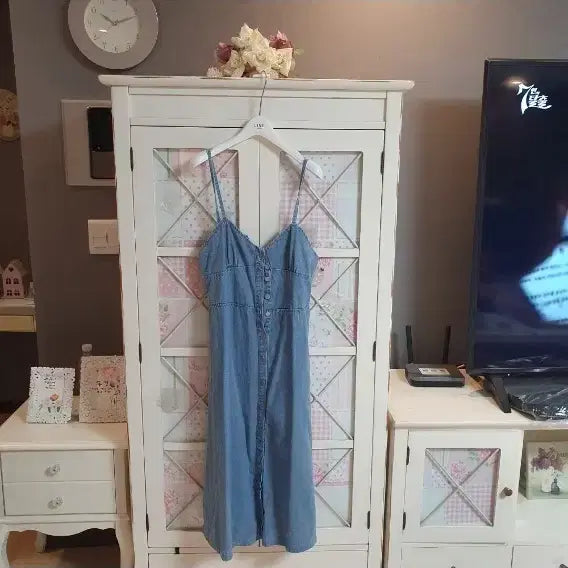 [BUNJANG] Denim Long Dress Size 55 / 데님 롱원피스/55