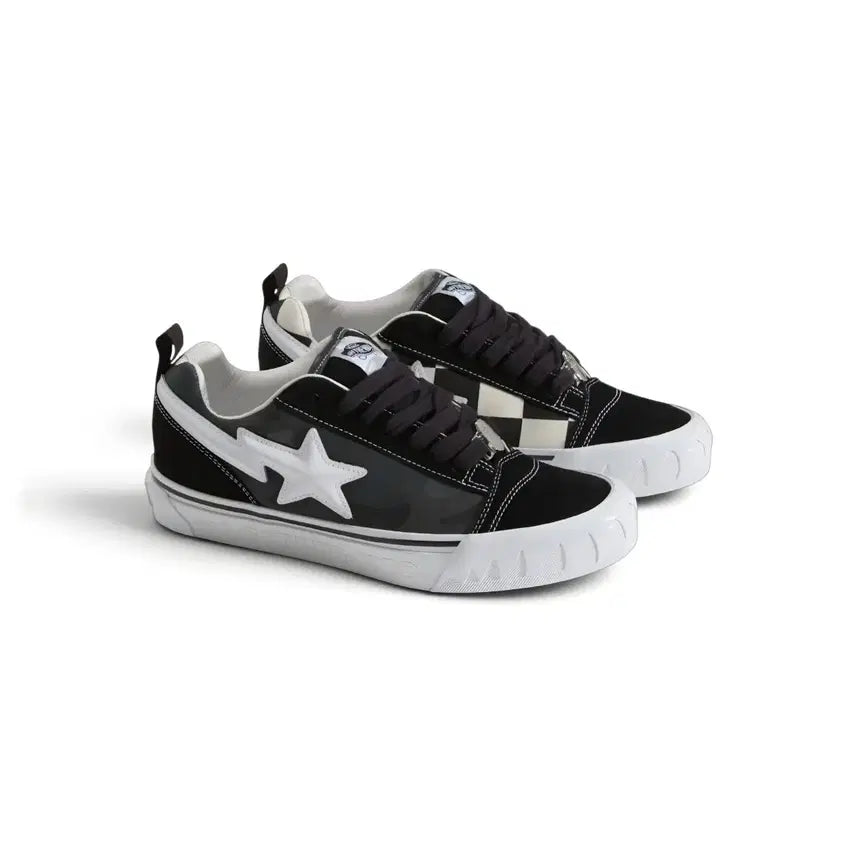 [BUNJANG] Vans x BAPE Newschool Camo Black Sneakers / [반스x베이프] 뉴스쿨(카모 블랙)