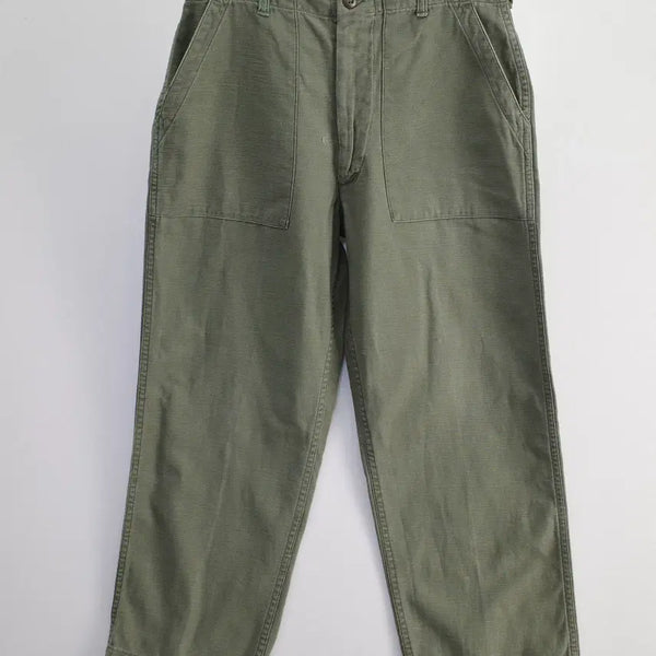 [BUNJANG] 1960s US Army OG-107 Fatigue Pants Conmatic Zipper / 60's us army og 107 / conmatic zipper