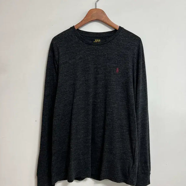 [BUNJANG] Polo Ralph Lauren Charcoal Long-Sleeve T-Shirt L / 폴로 랄프로렌 긴팔 티셔츠 차콜