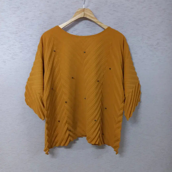 [BUNJANG] Yoicheu Pleated Shirt - Women's / B7-16/YOICHEU 장식 주름셔츠 여성