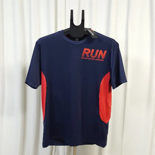 [BUNJANG] Kolon Men's Cross Running Short Sleeve T-shirt - Size 110 / 23년 코오롱 새상품 남성 크로스 러닝 반팔 티셔츠 110 오일장 0331