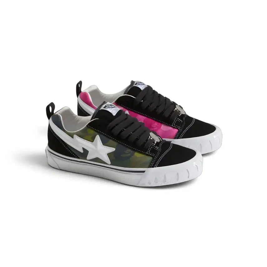 [BUNJANG] Vans x BAPE Newschool Camo Green Sneakers / [반스x베이프] 뉴스쿨(카모 그린)