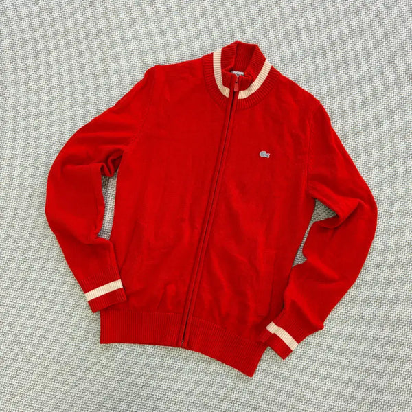 [BUNJANG] Lacoste Zip-Up Knit Jacket / 34 라코스테 집업 니트 자켓 0716D1