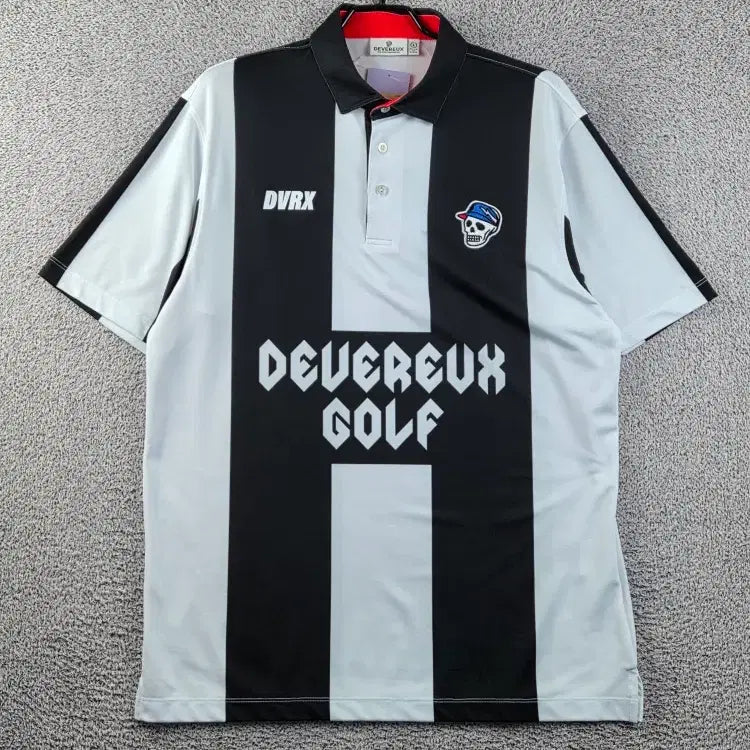 [BUNJANG] DEVEREUX Polo T-Shirt Black/White Size L / 데버룩스 폴로 티셔츠 ( L ) / 12956