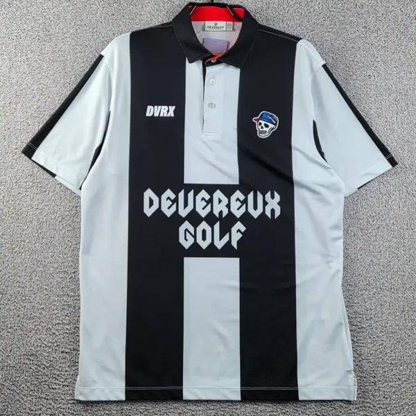 [BUNJANG] DEVEREUX Polo T-Shirt Black/White Size L / 데버룩스 폴로 티셔츠 ( L ) / 12956