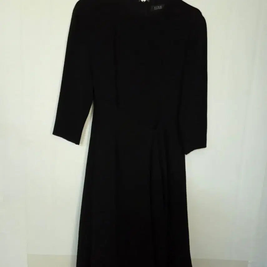 [BUNJANG] TIMEBLACK 7-Sleeve Long Dress / 타임 블랙 원피스 봉7