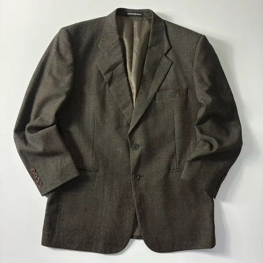 [BUNJANG] Saint Laurent Wool Pocket Blazer Brown / YSL  입생로랑 울 포켓 브라운 블레이져