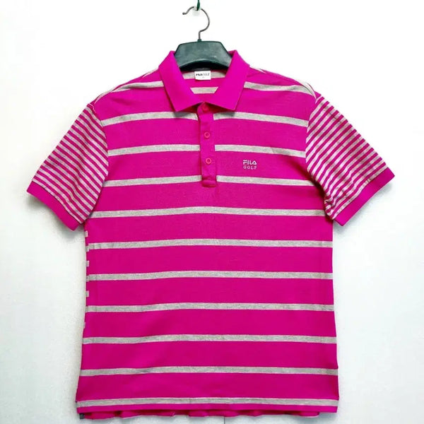 [BUNJANG] Fila Golf Men's Short Sleeve Polo Shirt / 휠라골프  남성반팔티100-105 폴로 카라티
