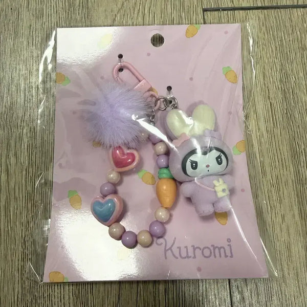 [BUNJANG] Kuromi Bunnies Series Rabbit Keyring / 쿠로미 버니즈 시리즈 토끼 키링