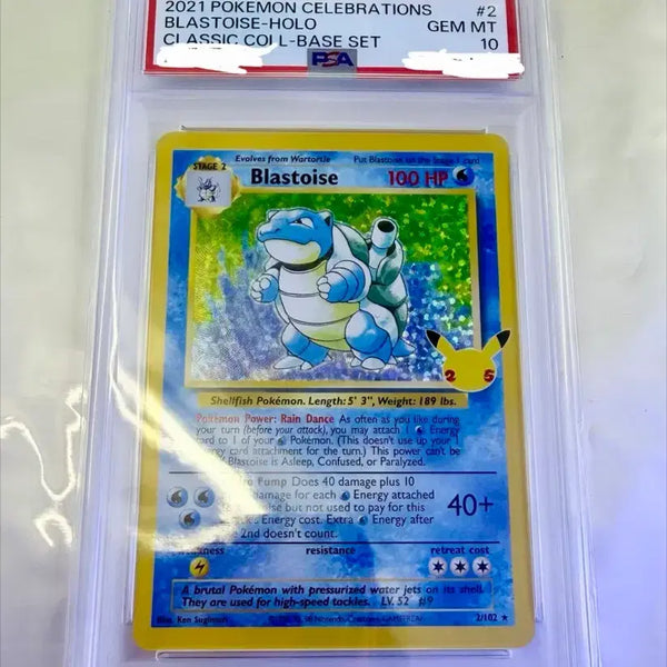 [BUNJANG] 25th Anniversary Pokémon Card Blastoise North America PSA 10 / 25주년 포켓몬카드 거북왕 북미 PSA10