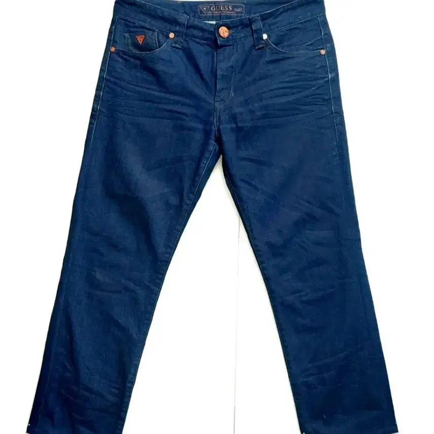 [BUNJANG] Guess Men's Premium Denim Jeans (8-9分 Length Style) / 게스 남성청바지33-34/8부9부 스타일최고