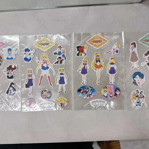 [BUNJANG] Sailor Moon Glow-in-the-Dark Sticker Bundle Set / 일괄 세일러문 스티커 세일러문 야광 스티커