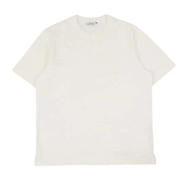 [BUNJANG] Time Homme 25SS White Cotton T-Shirt / 타임 옴므 25SS 화이트 코튼 티셔츠
