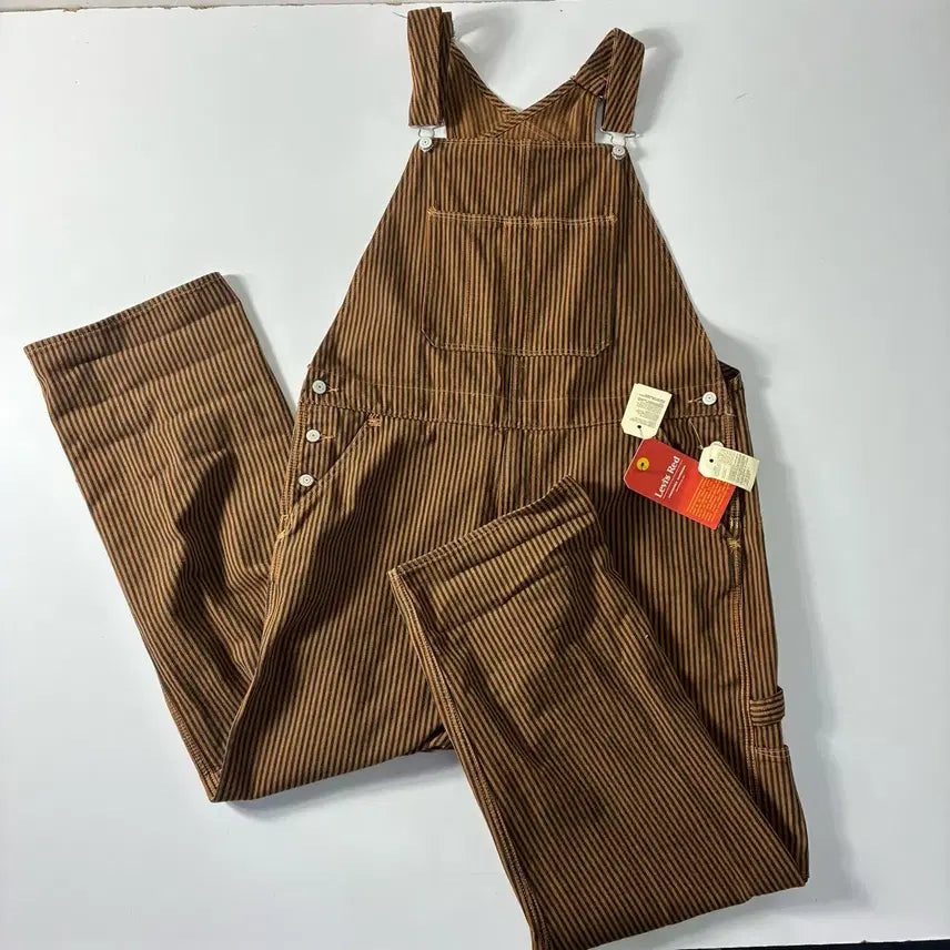 [BUNJANG] Levi's Red Tab Striped Overalls Pants / Levi's  리바이스 레드탭 스트라이프 오버롤 팬츠