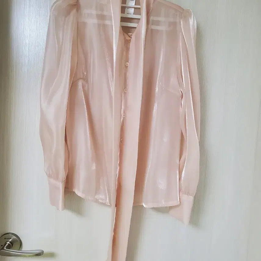[BUNJANG] Barbara Silk Pink Blouse / 바바라 실크 핑크  블라우스